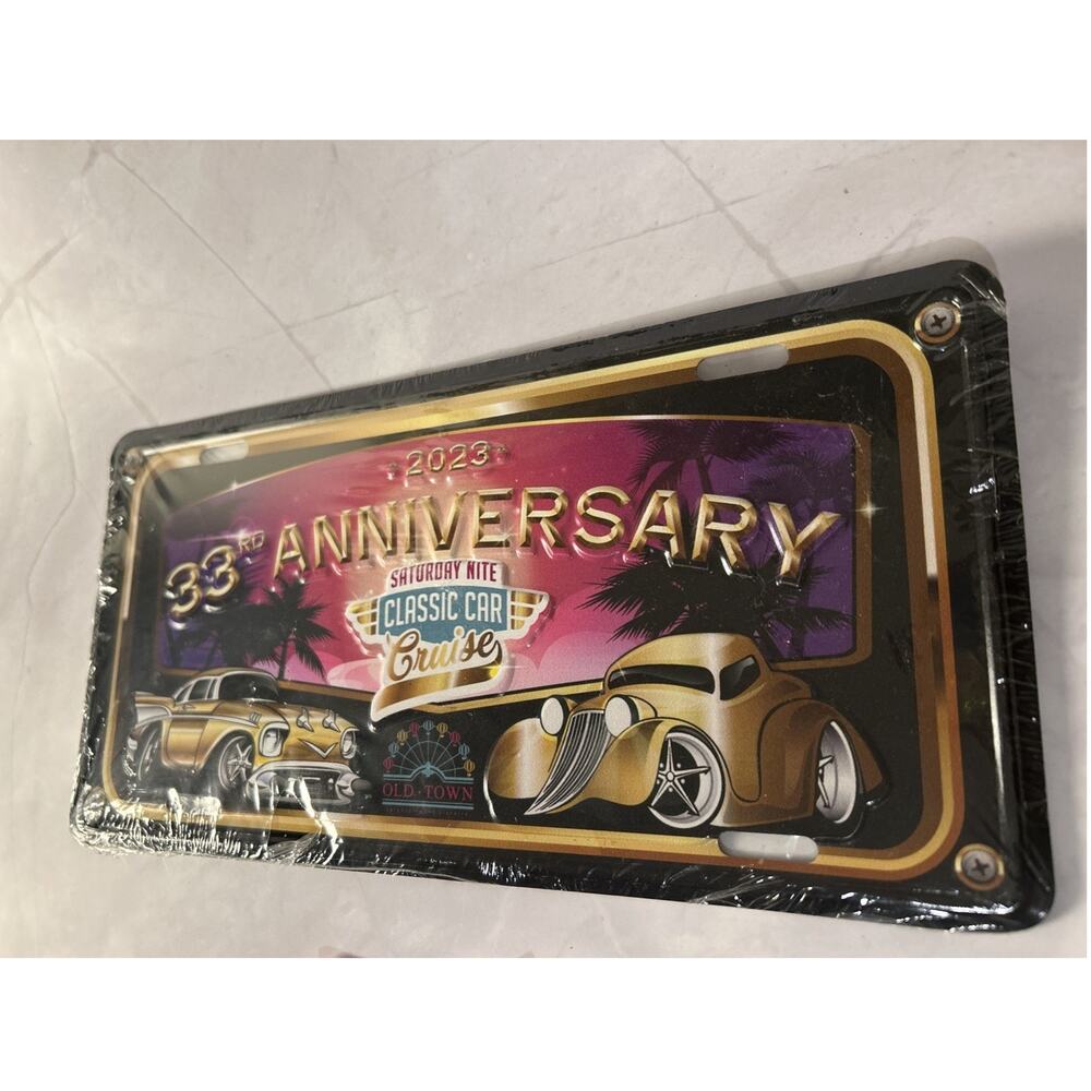 2023 33rd Anniversary License Plate